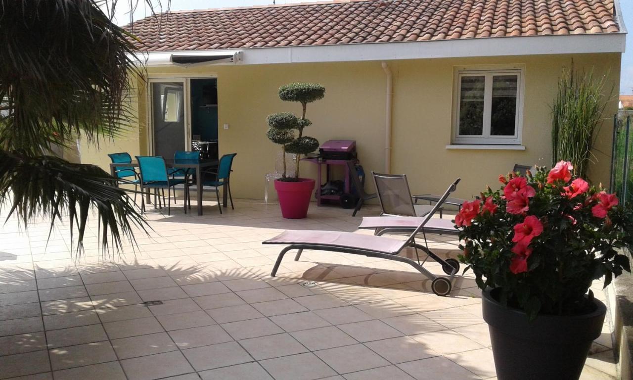 Gite T2 Tarnos Avec Piscine ภายนอก รูปภาพ