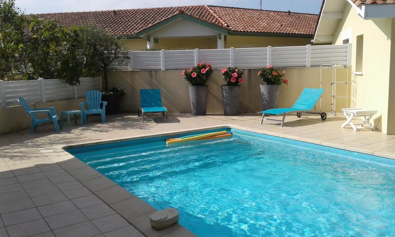 Gite T2 Tarnos Avec Piscine ภายนอก รูปภาพ