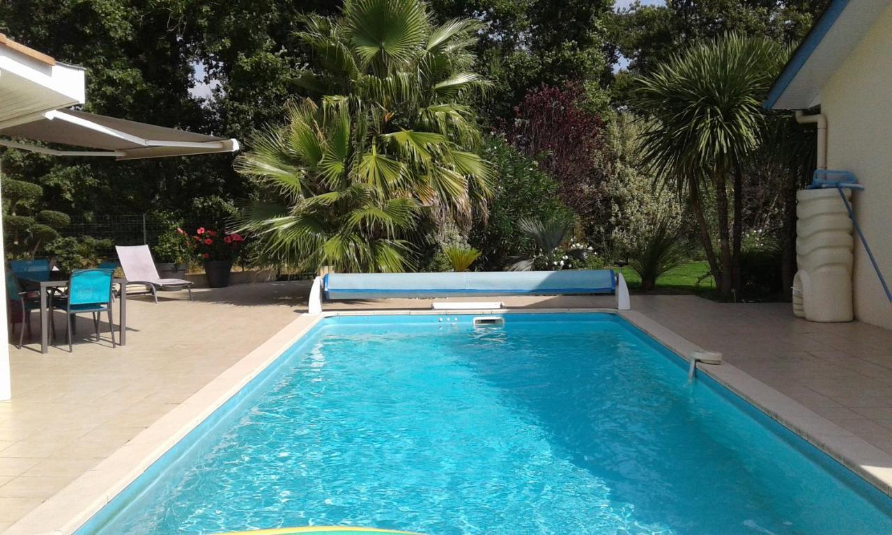 Gite T2 Tarnos Avec Piscine ภายนอก รูปภาพ
